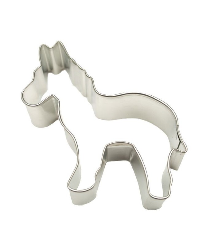 Donkey Cookie Cutter 3.75” Metal Zoo Animal Birthday Party