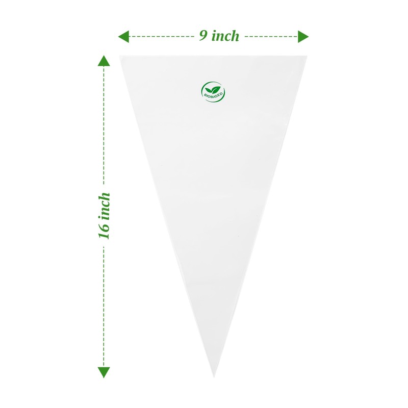 Biobased Disposable Piping Bags 16 Inch, Eco-Friendly Cake Decorating Pastry ... gallery