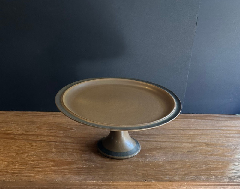 Modern Oeslauer German Goebel Schwarzwald Pedestal Cake Stand 12 1/2" ceramic gallery