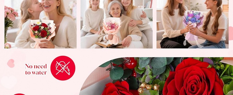 Mothers Day Rose s for Mom,Birthday s for Women,Preserved gallery