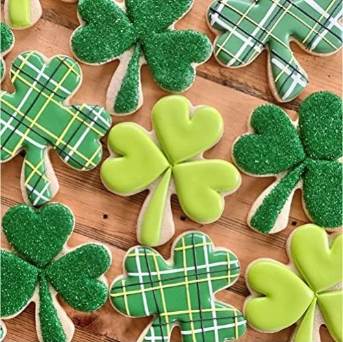 4-Piece Shamrock Cookie Cutter Set - Essential for St. Patrick's Day Baking gallery