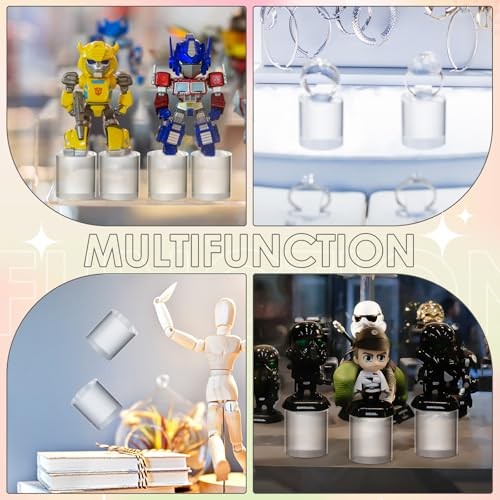 Pcs Acrylic Round Blocks for Display Clear Polished Blocks 1 X 1 X 1 Inches 8 gallery