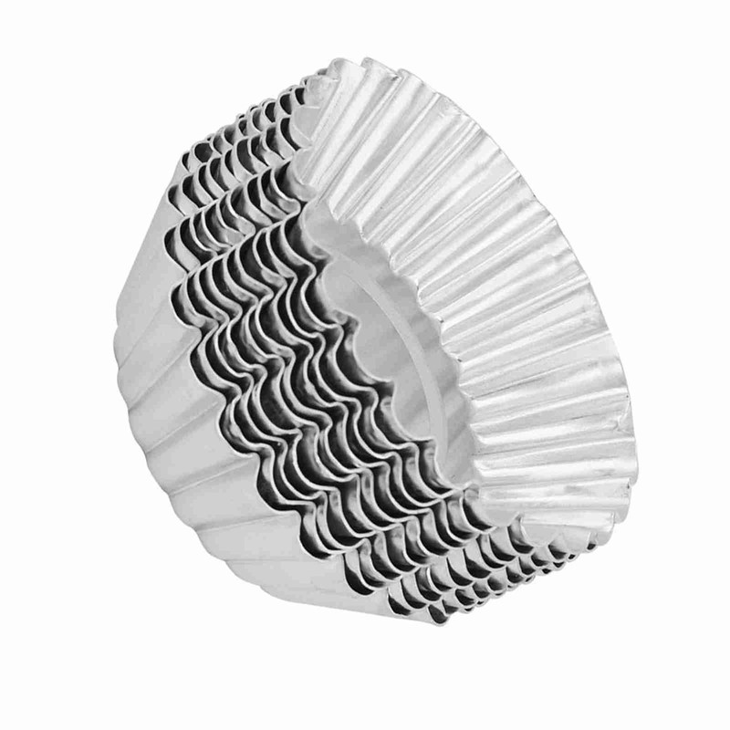 10pcs Aluminum Alloy Egg Tart Mold Kitchen Baking Accessories For DIY Cooking gallery