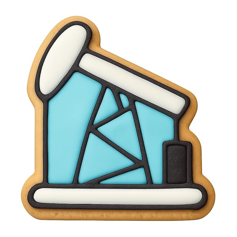 Operating Oil Pump Cookie Cutter & Stamp, Fondant & Clay - 4x2.8 gallery
