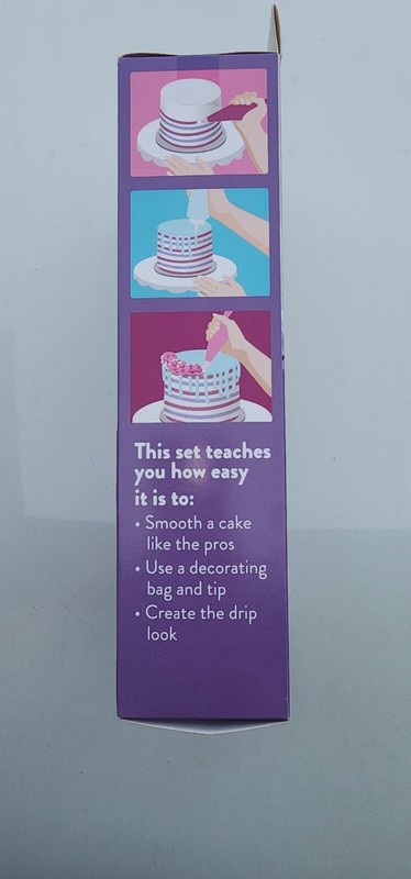 Wilton- Striped Drip Cake Decorating Set with Tools gallery