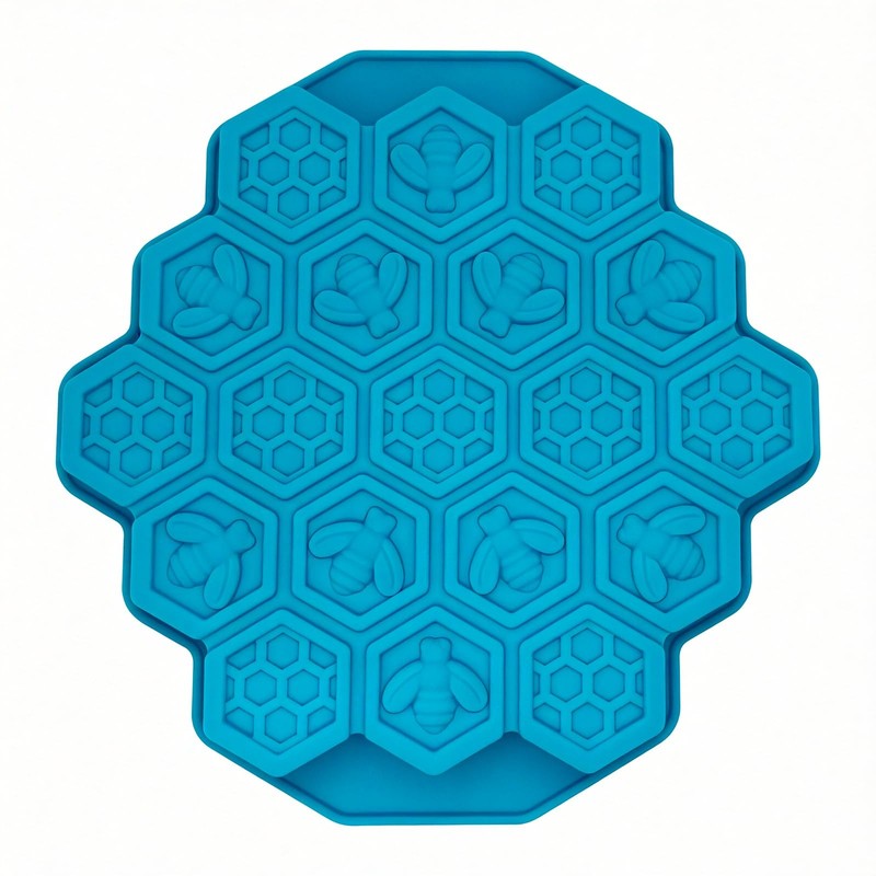 2pcs Honeycomb Silicone Mold, Non-Stick 19 Cavities Bee Silicone Mold, Honey ... gallery