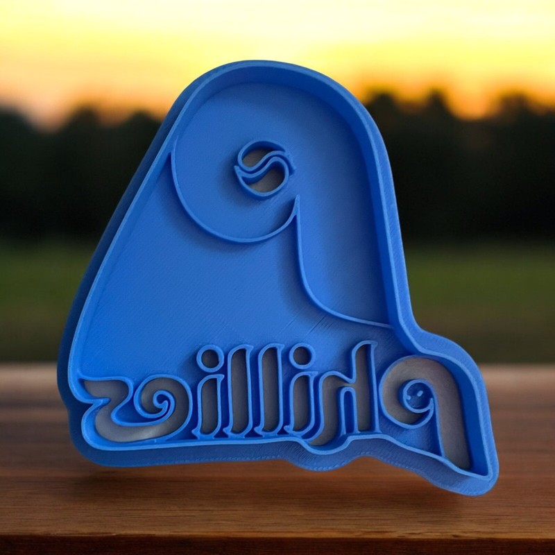 Philadelphia Phillies Cookie Cutter Polymer Clay Fondant Baking Craft Cutter