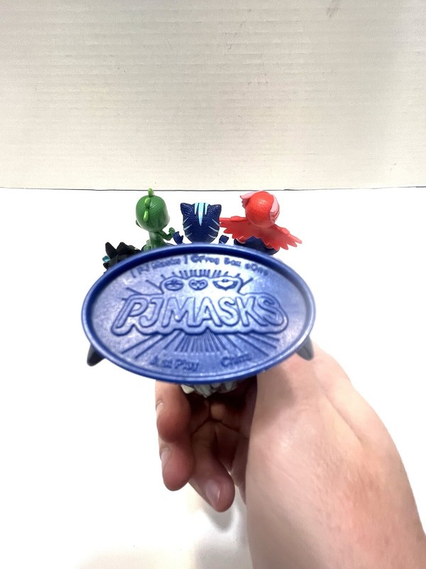 Lot Of 5 PJ Masks Cake Topper Set Cat Gecko Luna Romeo Owlette Figures 3” gallery