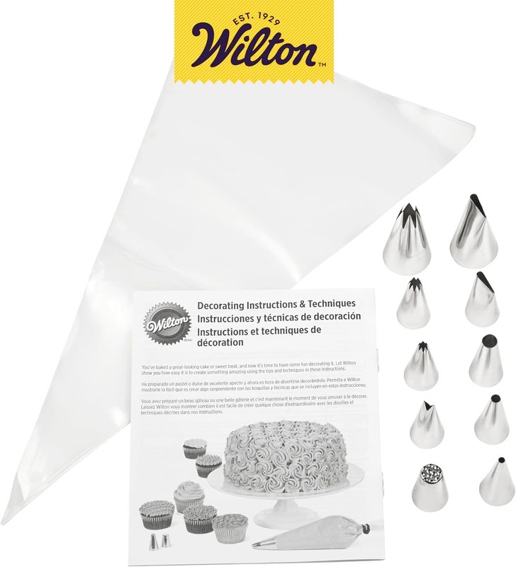 Ultimate Buttercream Cake Decorating Set - 20 Durable Stainless Steel Tips gallery