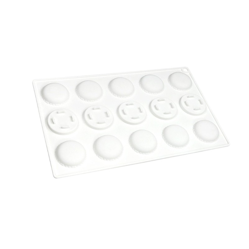 Flexible 15 Cup Silicone Molds Perfect For Macarons Chocolates And DIY