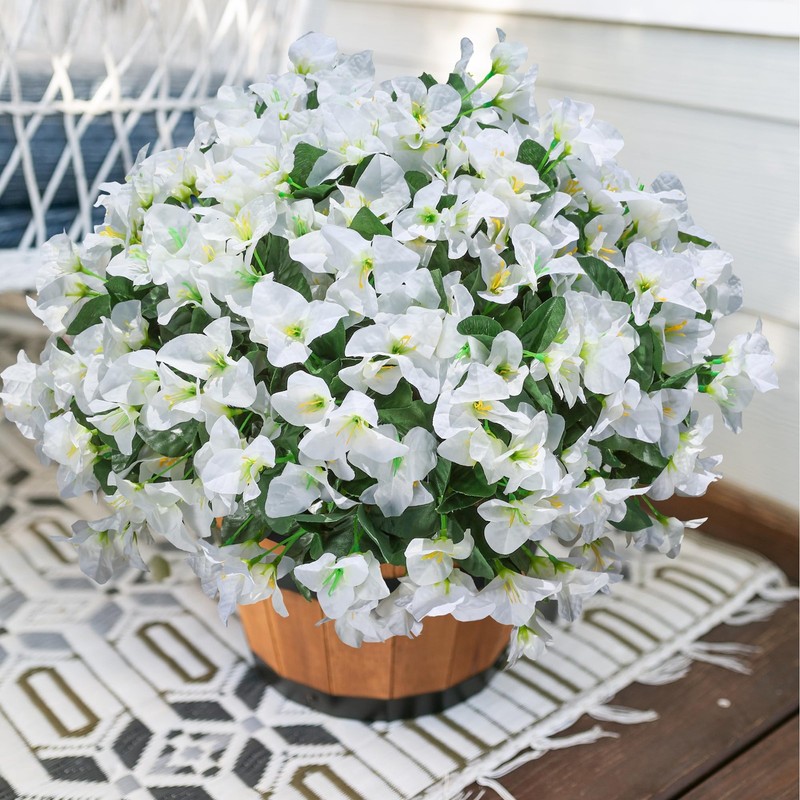 Ivydale Bougainvillea Artificial Flowers For Outdoors Spring Decor 4 Bundles gallery