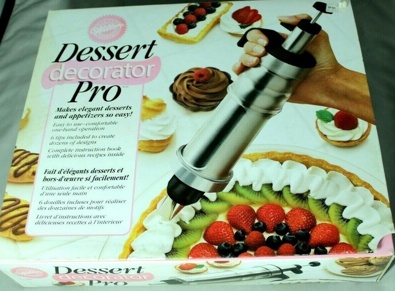 Dessert Decorator Pro Kit Stainless Steel Cylinder Wilton Enterprises New in Box