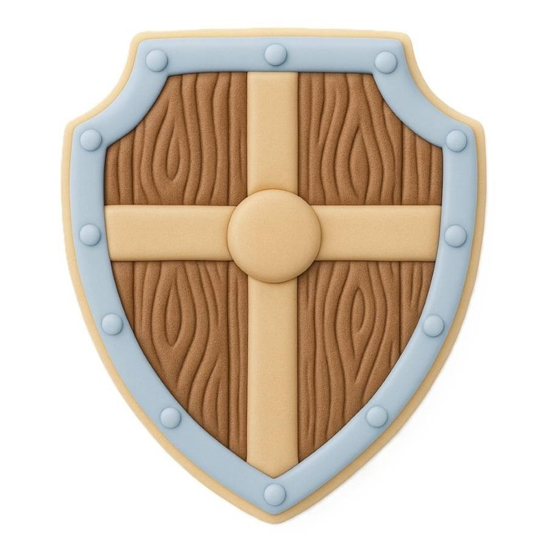 Badge Shield 4'' Cookie Cutter Metal gallery