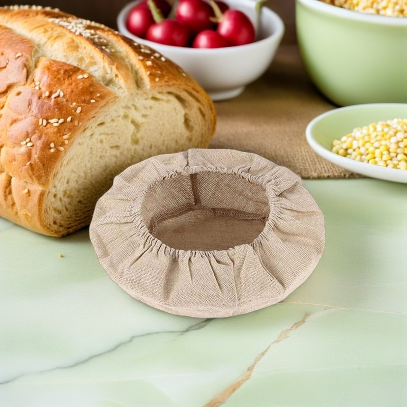 8pcs Bread Proofing Basket Liners: Round Bread Proofing Cover Reusable gallery