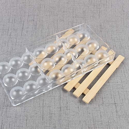 4 Pack 84 Grids Polycarbonate Chocolate Molds Candy Making Tray Molds for Sweets gallery