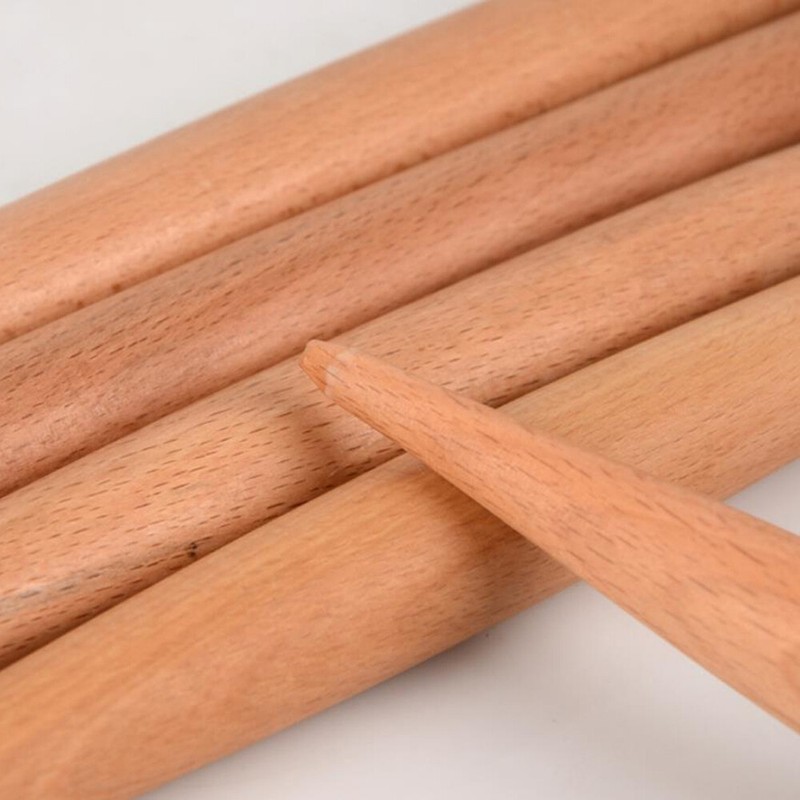 Wooden Rolling Pin Dough Pastry Roller Fondant Cake Noodle Baking Tool Kitchen gallery