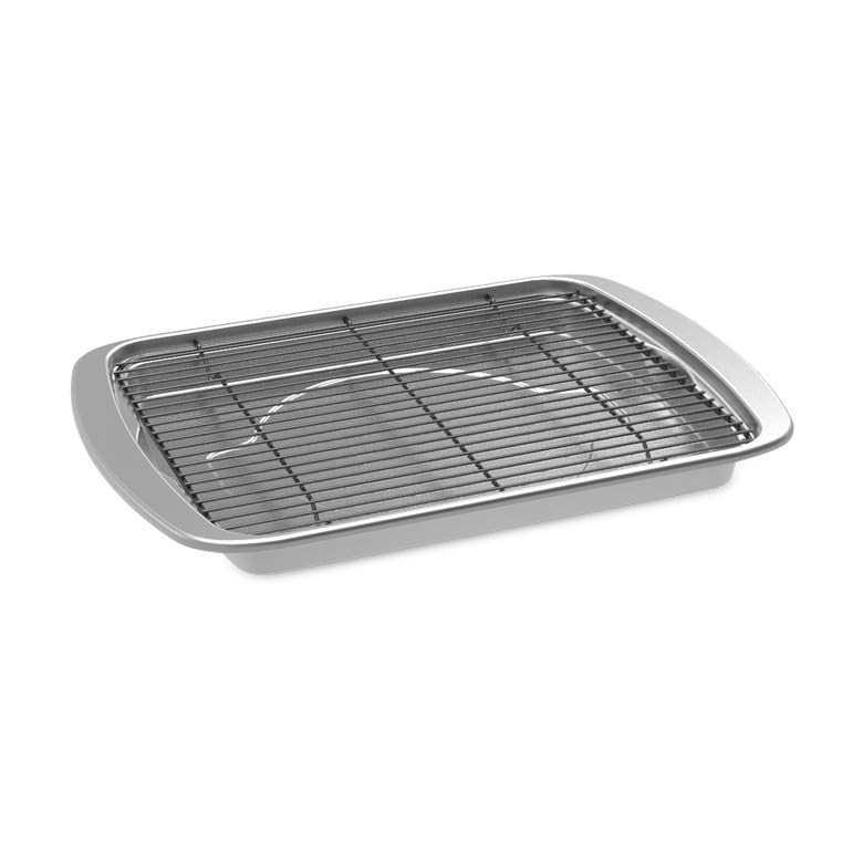 Nordic Ware Oven Crisp Baking Tray 2Pc Set Includes Pan And Rack Natural gallery
