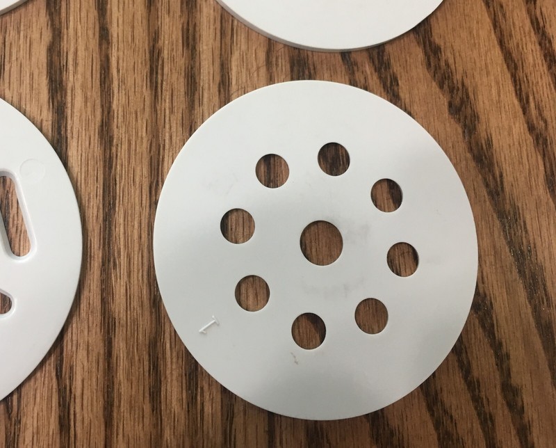 PAMPERED CHEF COOKIE PRESS # 1525 REPLACEMENT DISCS / SET OF 15 gallery