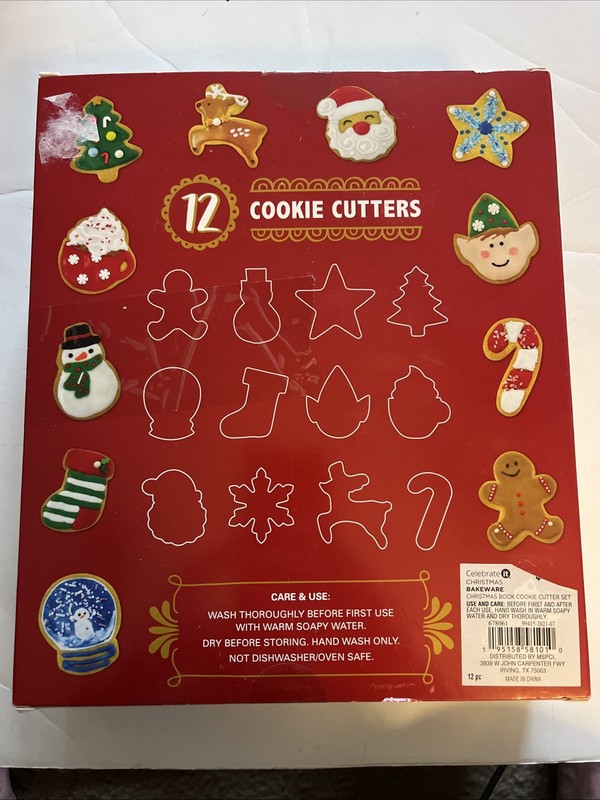 NEW Christmas Cookie StoryBook set - 12 cookie cutters by Celebrate IT NIP gallery