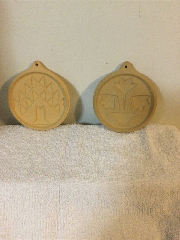 TWO. MUSEUM OF AMERICAN FOLK ART – COOKIE MOLD: with Sticker
