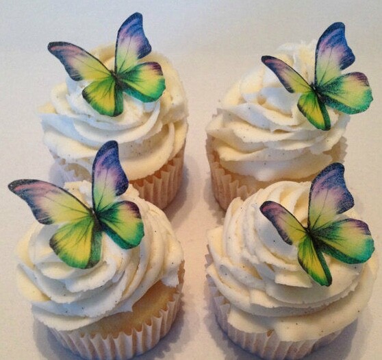 Blooming Colors Edible Butterflies- Cupcake and Cake Decoration