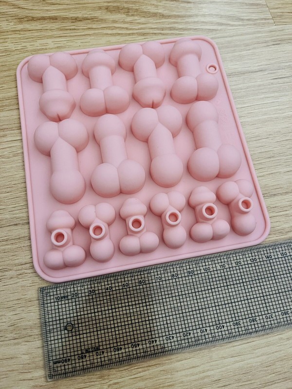 Bachelorette Hen’s Party Mold Dick Ice Cube Tray Silicone Soap Moulds Candle gallery