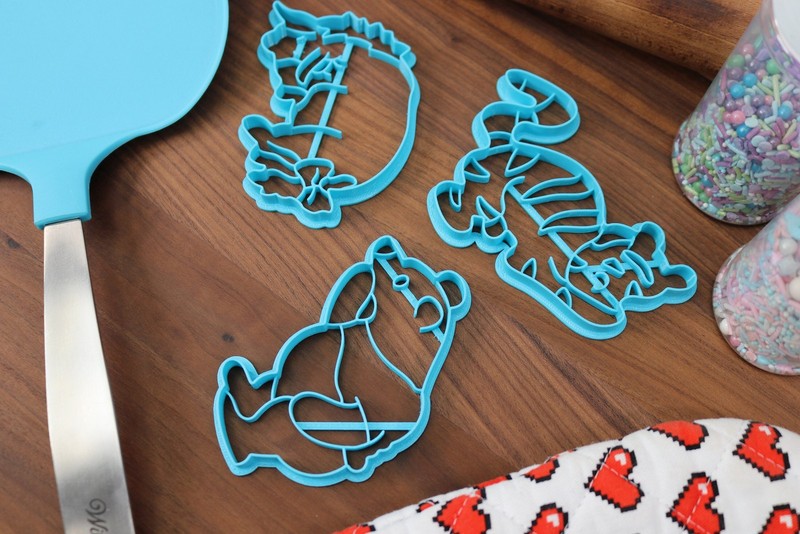 Winnie The Pooh Cookie Cutters - Eeyore, Kanga, Piglet, Pooh Bear, Tigger gallery