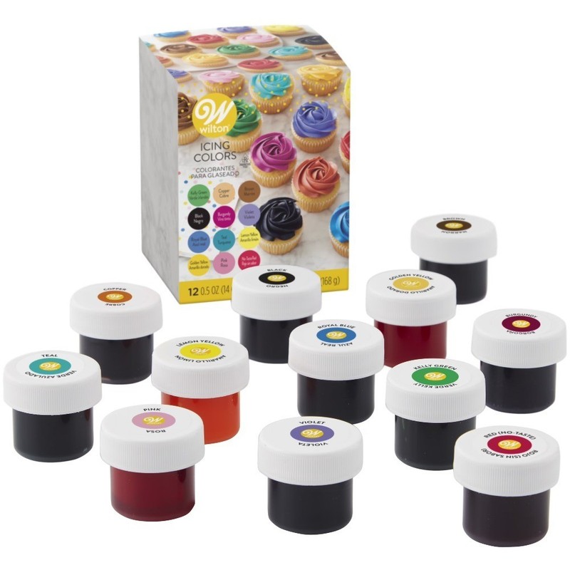 Edible Gel Food Coloring Set for Cake Decorating and Baking Variety Pack of 12 gallery