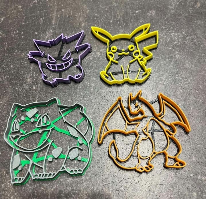 Pokemon Cookie Cutter Set