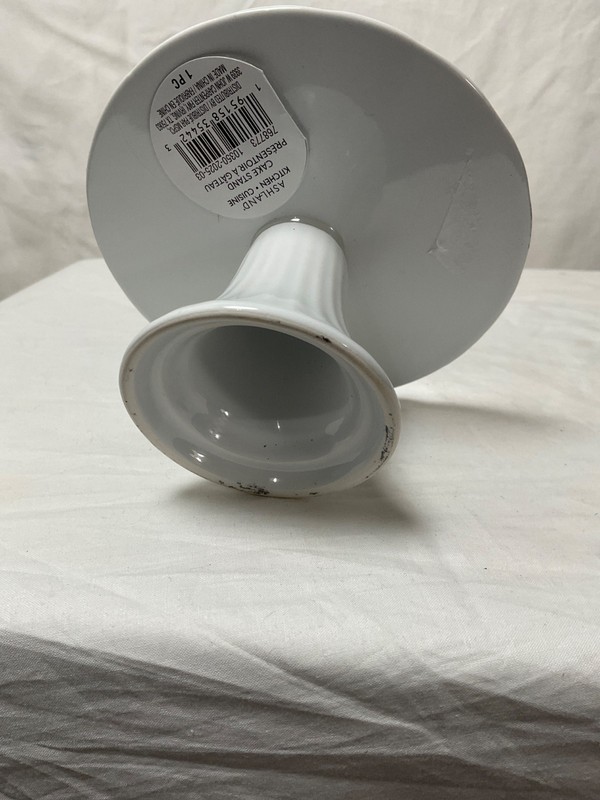2 1/2 in White Ashland Mini Cupcake Pedestal Stand Mini gallery