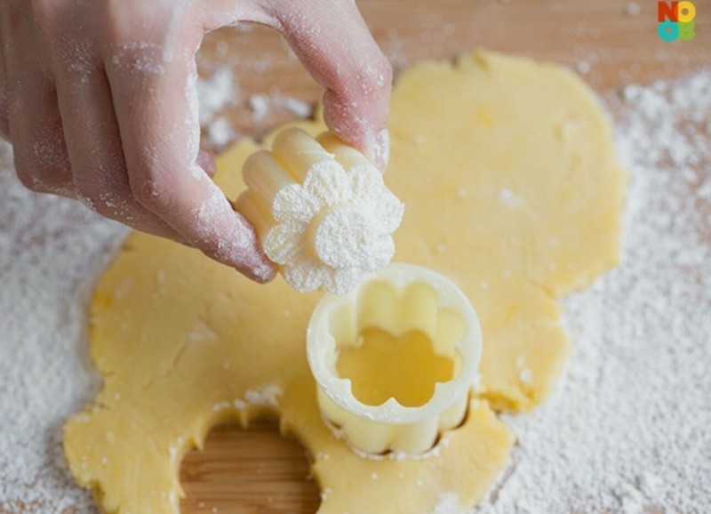 4 Pcs Pineapple Tart Jam Cookies Dough Cutter Thumbprint Linzer DHL