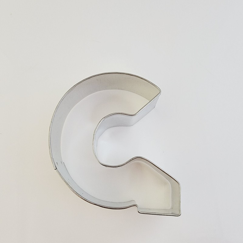 Alphabet Letter G 3” Cookie Cutter Metal Kids Name Sandwich Birthday Party