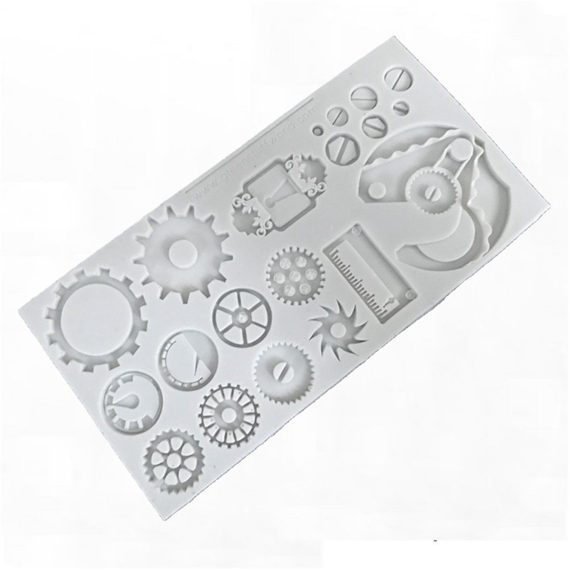 Candy Making Mold Silicone Steampunk Cake Decoration for Sugarcraft Cupcake Clay gallery