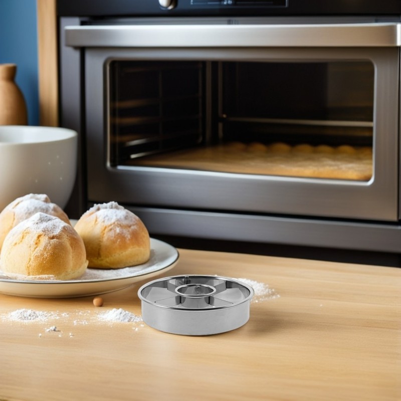 Stainless Steel Donut Mold: 8 Cm/3.15 Inch Round Cookie Cutter for Baking gallery