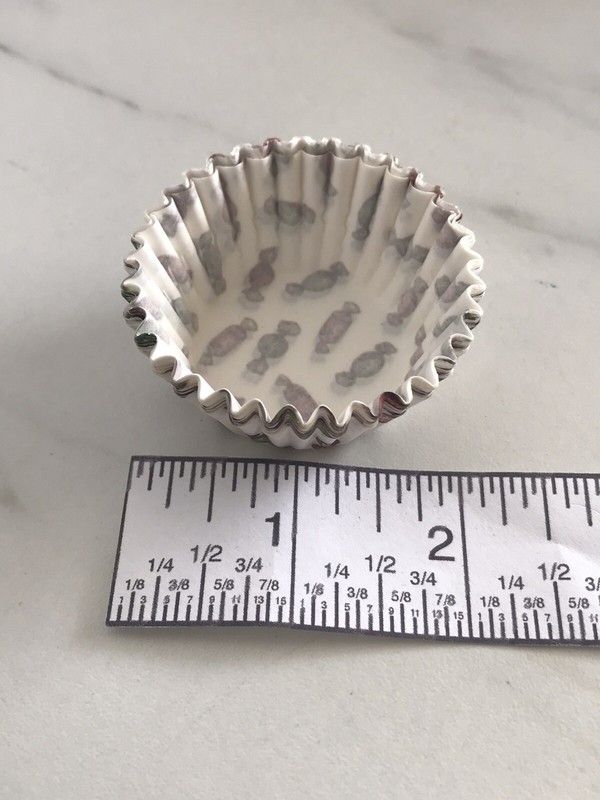 150 Pcs Wrapped Candy Design Mini Cupcake Liners Baking Cups Candy Cups gallery