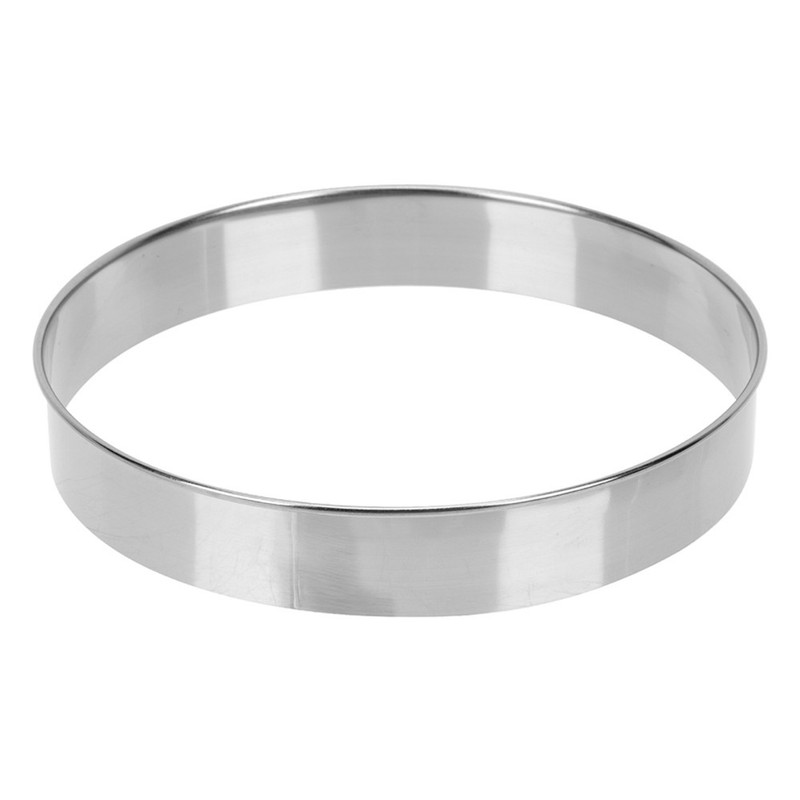Kitchen Pastry Ring Reusable Pizza Stainless Steel Rings for Baking