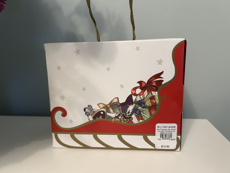 Meri Meri x Williams-Sonoma Santa & Reindeer Cupckae Liners & Toppers, set of 24 gallery