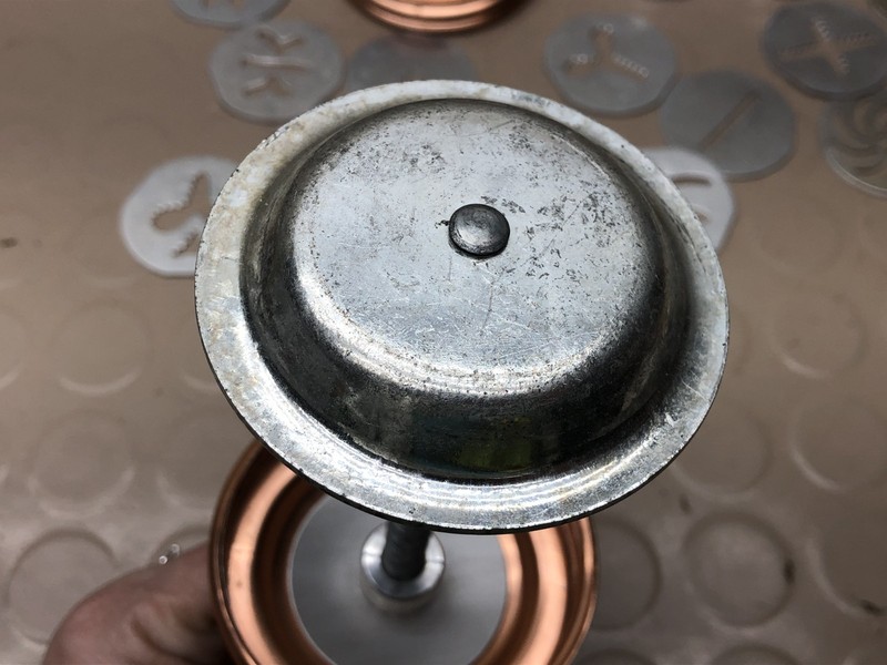 Vintage Mirro Aluminum Copper Vintage Cookie Press w/ Tips & Discs C813 gallery