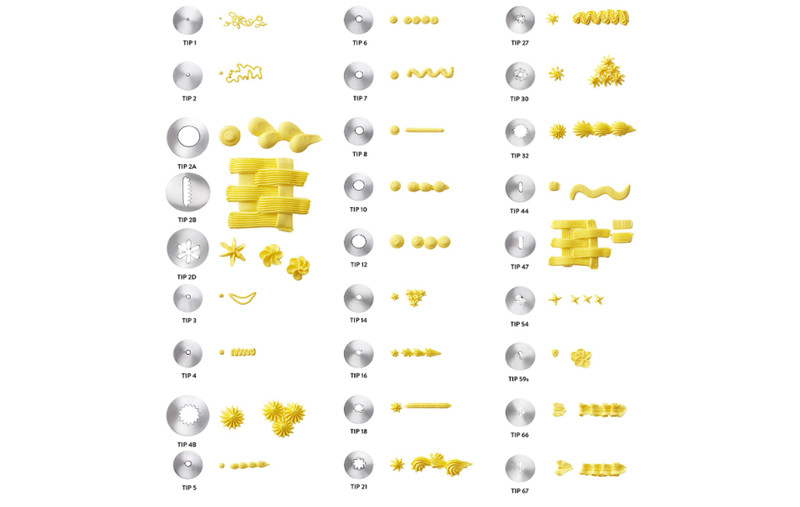 Wilton, 55-Piece Cake Supply Master Decorating Tip Set gallery