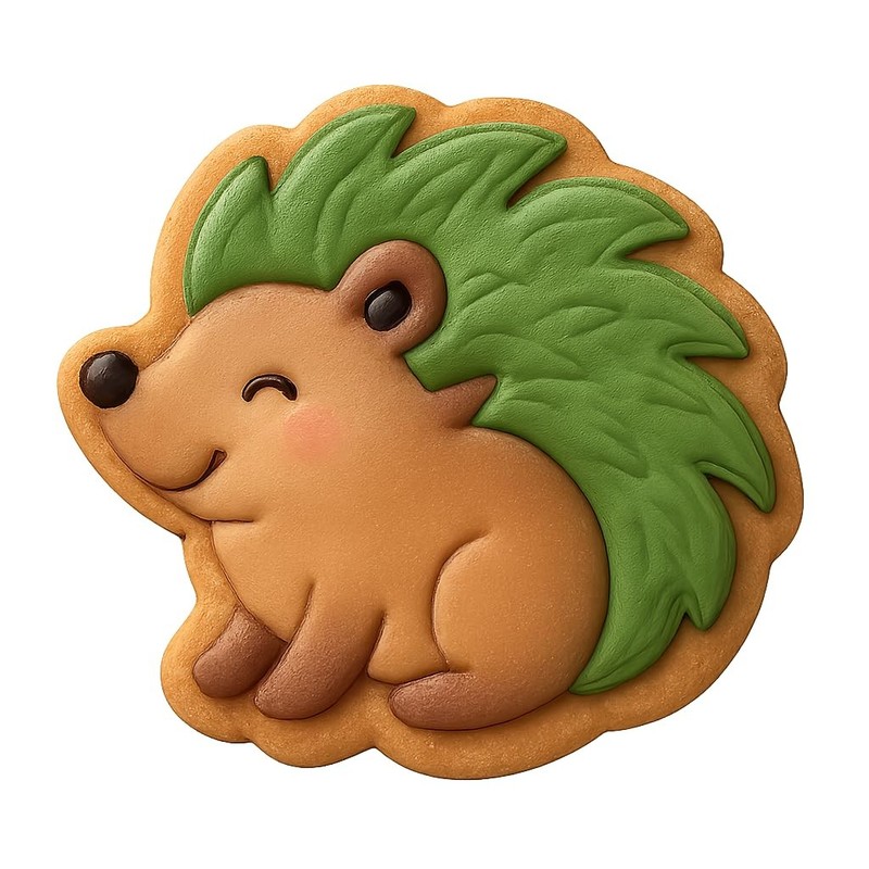Happy Hedgehog Cookie Cutter 4×4″ Premium Baking Party Fun