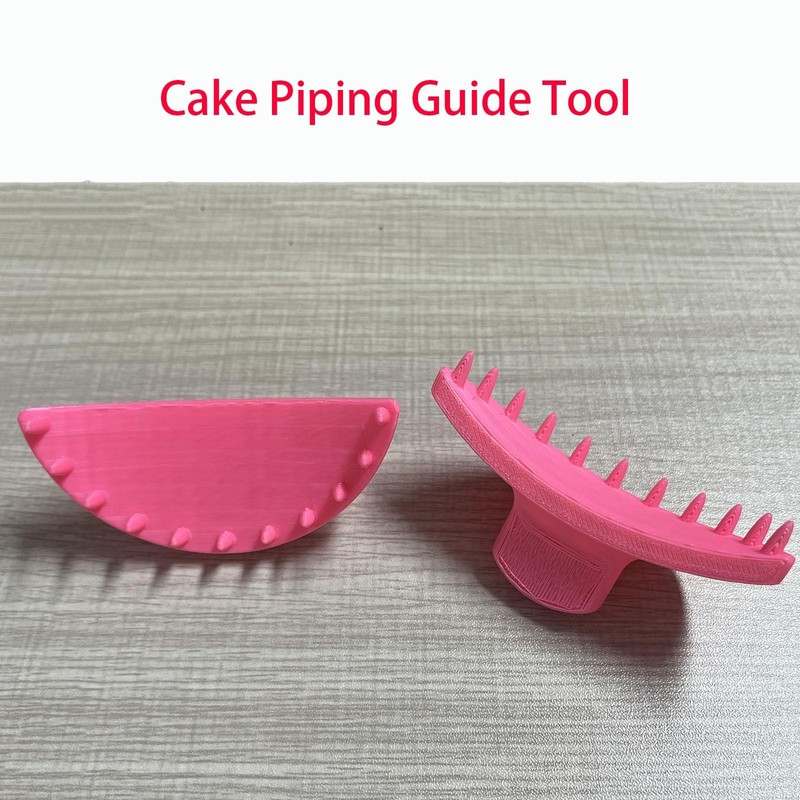 2 PCS Cake Arch Guide Tool Cake Piping Guide Tool Ruffle Guide Stencil Cake gallery