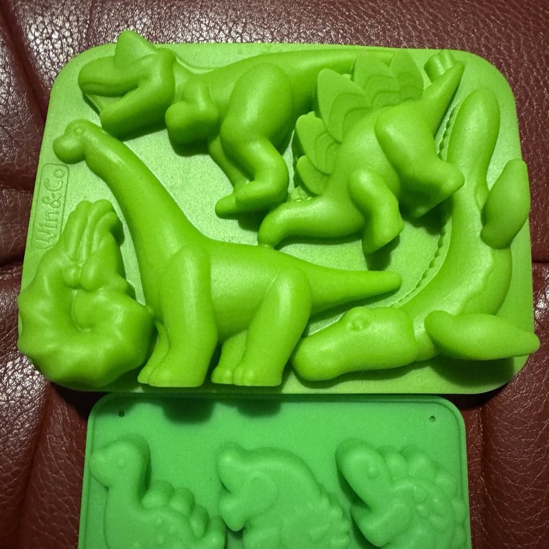 2 Silicone Dinosaur Candy Molds & 1 Nessie Kitchen Soup Ladle Chocolate Ice gallery