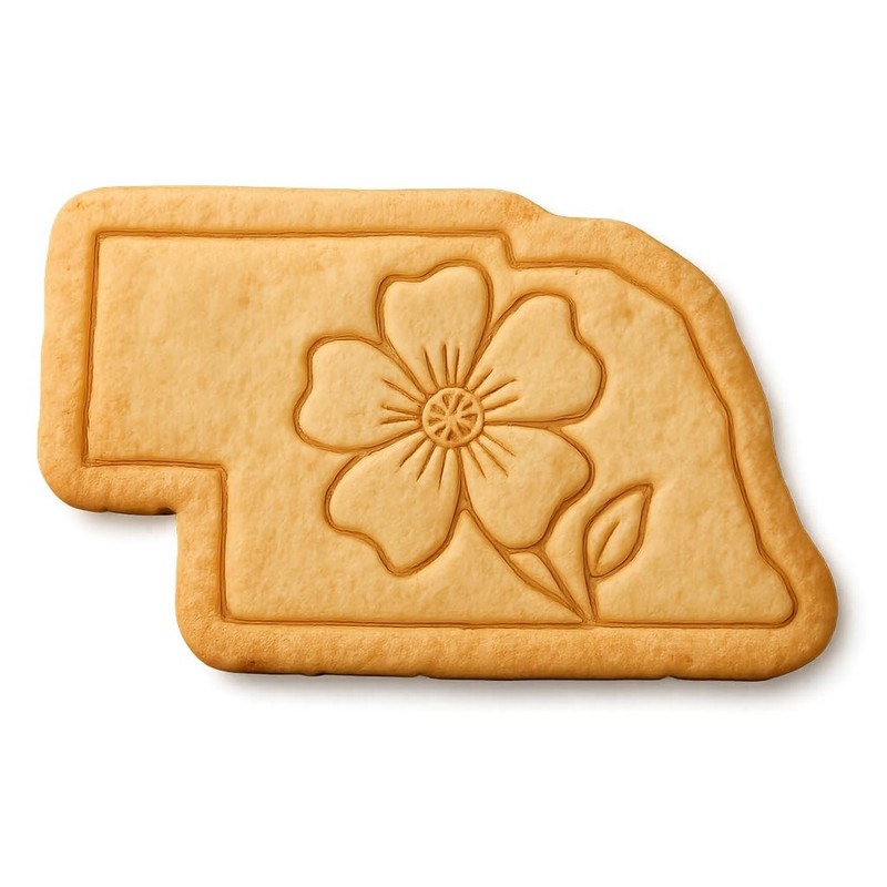 Classic Nebraska Silhouette Cookie Cutter & Stamp, Fondant & Clay