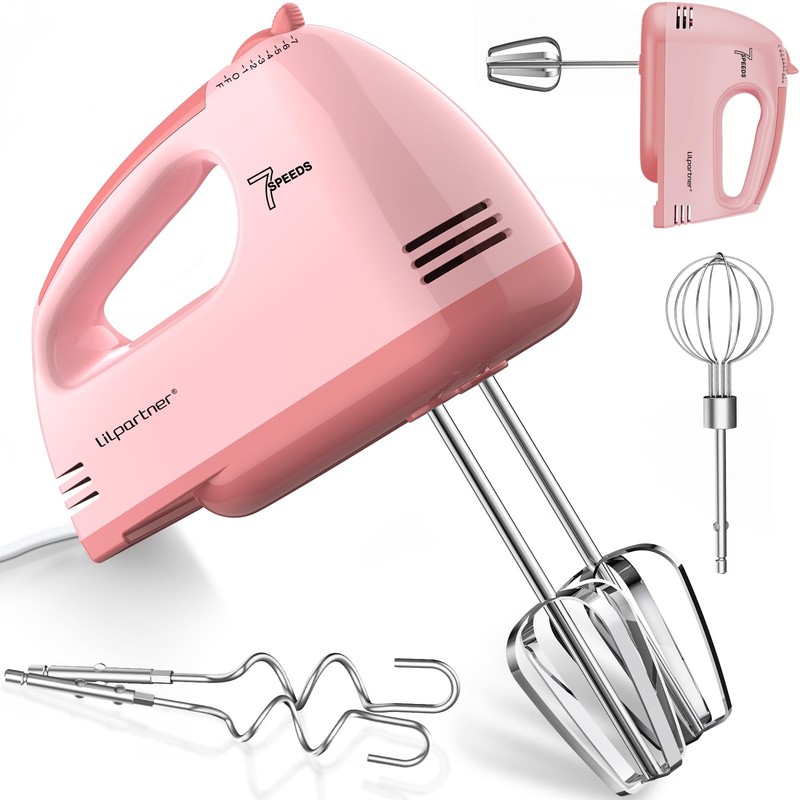 Hand Mixer , Ultra Power Kitchen Hand Mixer With 7-Speed & 5 Stainless Steel …