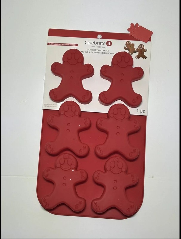 Silicone Holiday Gingerbread Person Mold12/10/24