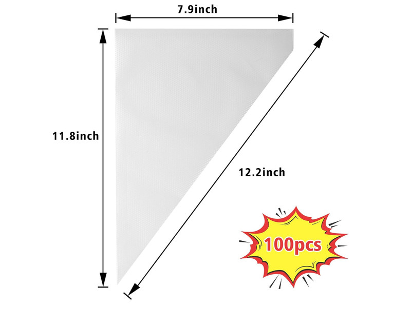 100pcs 12in Disposable Piping Bags Anti Burst Cake Decorating Pastry Bags gallery