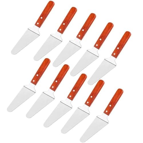 x Pie Server Cake Holder Transfer Triangular Spade Spatula for Pizza 10 17# gallery