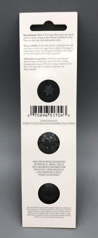 NEW Cake Decorating Icing Nozzle Tip Set Flower Star Round WILTON 1M 2D 2A 1704 gallery