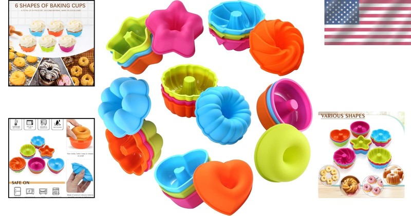 Silicone Baking Cups Variety Pack gallery