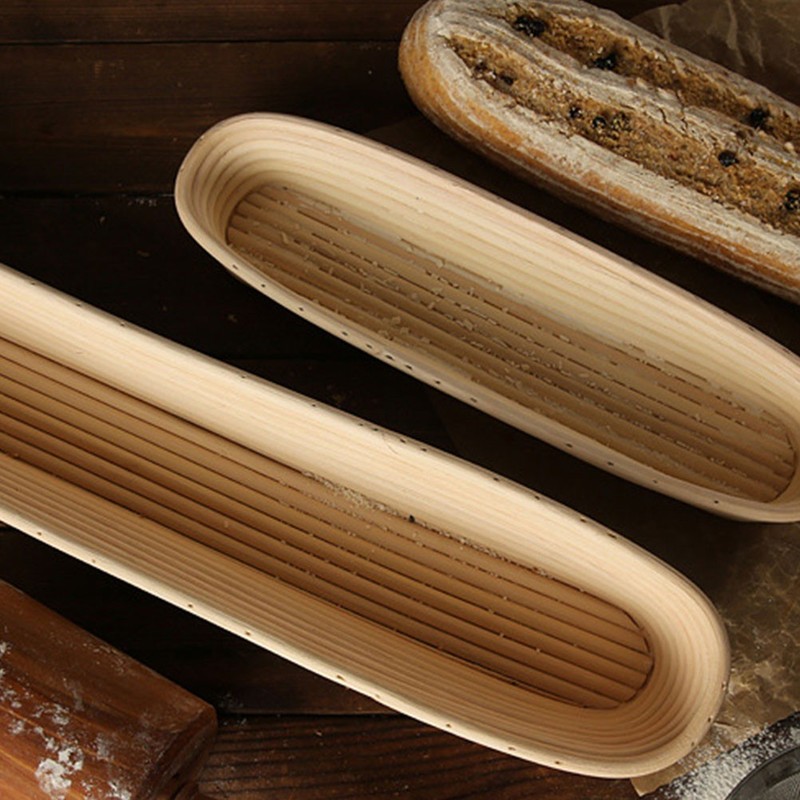 1Pc Beige Bread Proofing Basket Rattan Dough Tool for Baking Artisan Bread gallery